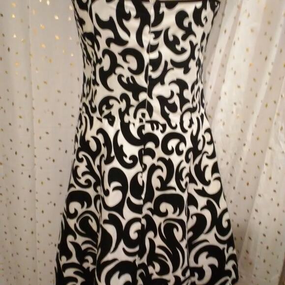 Another Thyme patterned spaghetti dress Sz14 F 04 - Picture 6 of 8